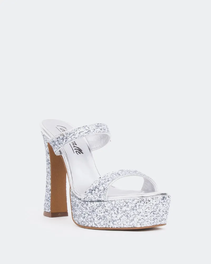 Chiuri, Silver Glitter/Briller Argent