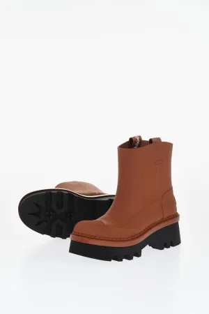 Chloe Rubber Boots With Tank Sole
