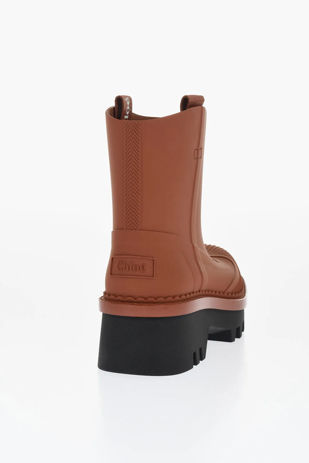 Chloe Rubber Boots With Tank Sole