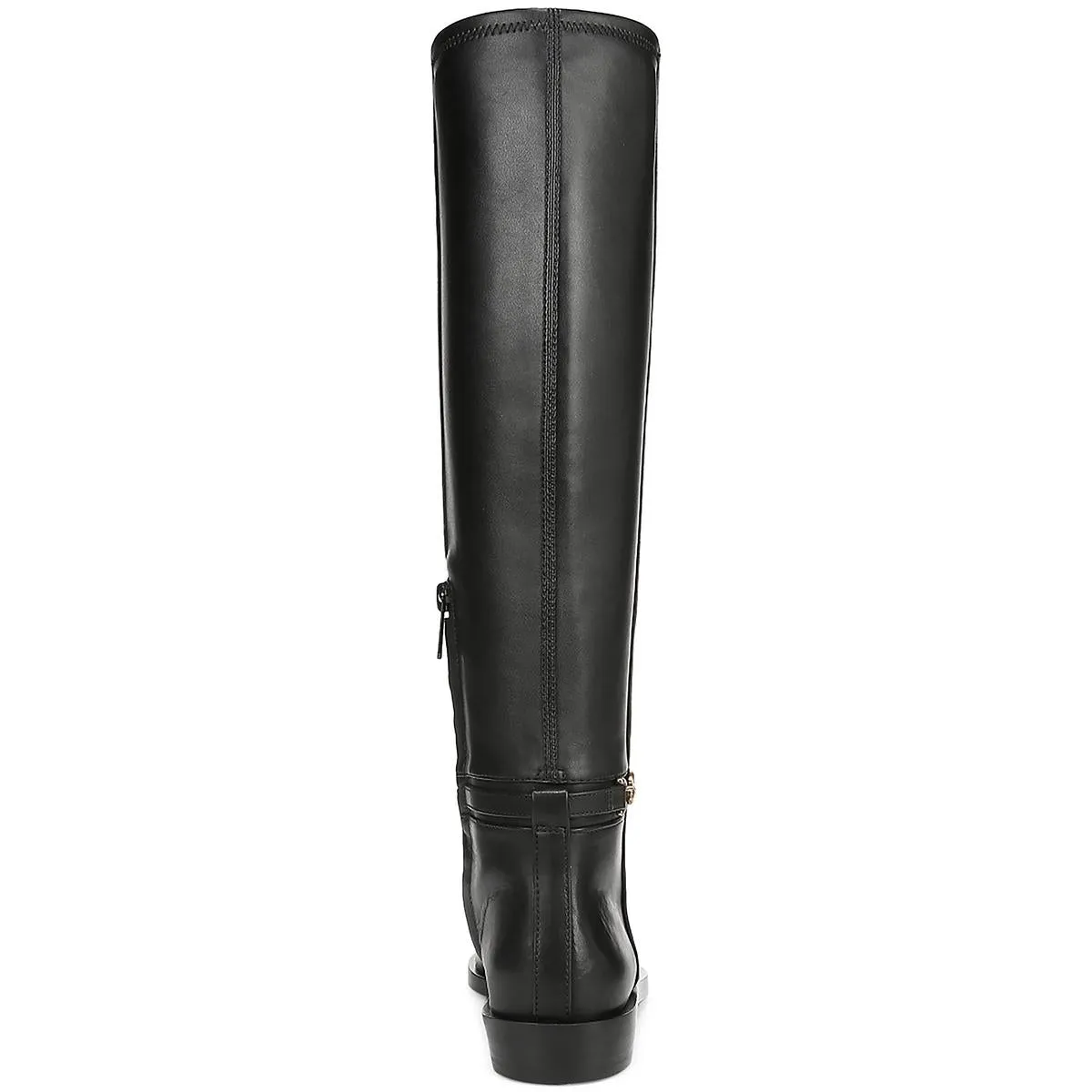 CLIVE Womens Leather Square toe Knee-High Boots