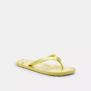 Coach Outlet Zayn Flip Flop With Fruit Print