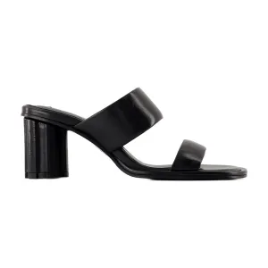 Court Shoes - Leather - Black