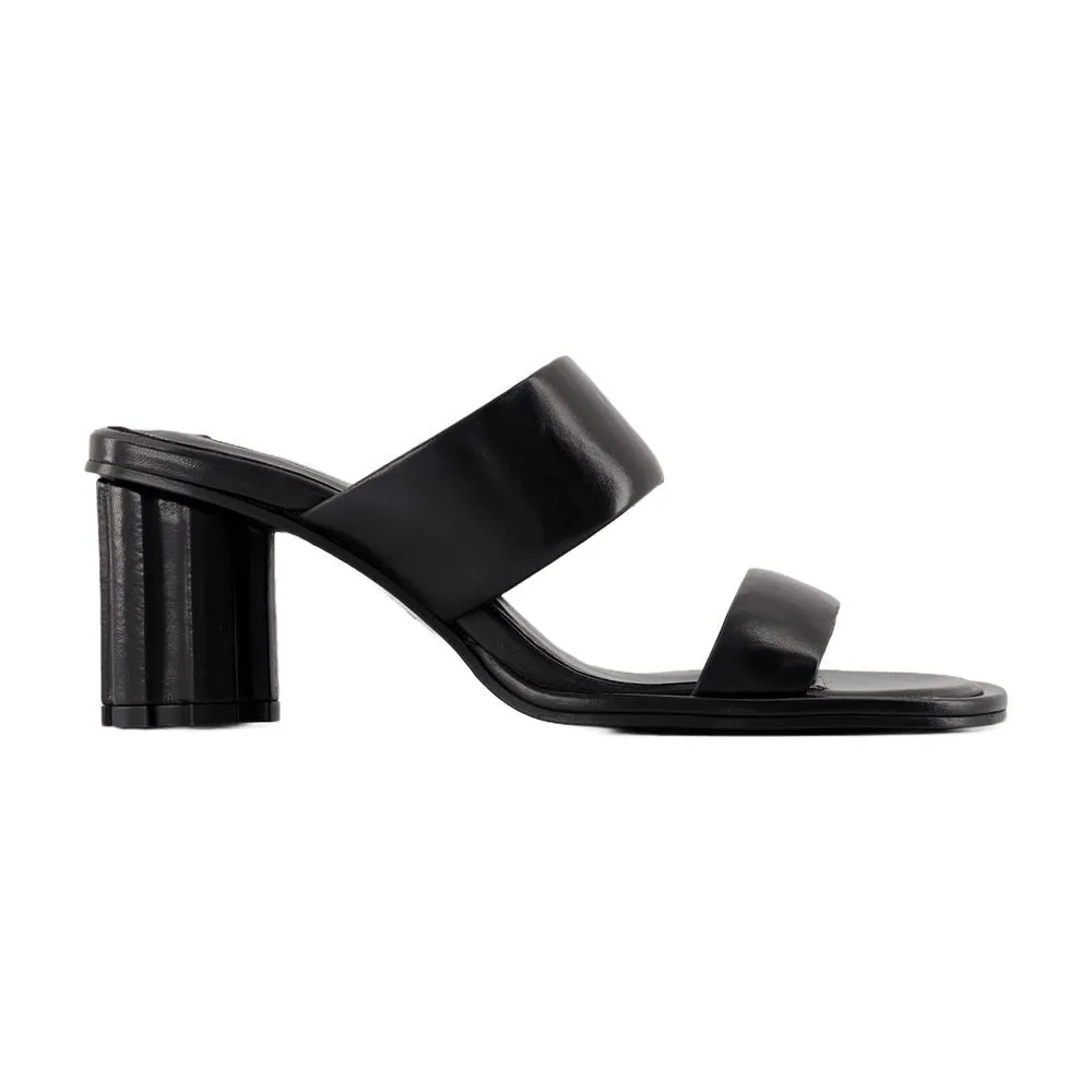 Court Shoes - Leather - Black