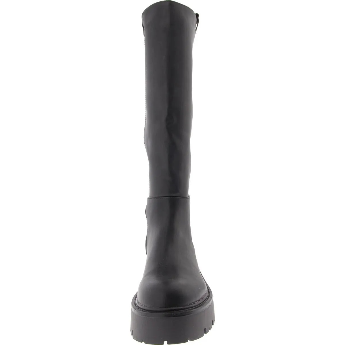 Crowww Womens Faux Leather Tall Knee-High Boots