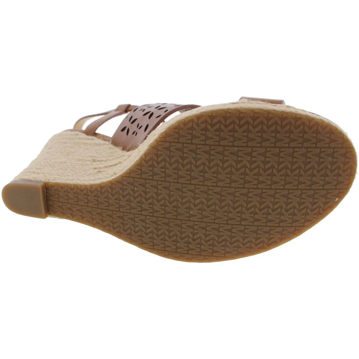 Darci Womens Open Toe Cut-Out Wedge Sandals