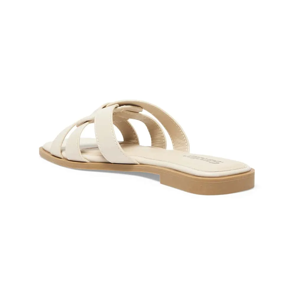Demi Slide in Beige Smooth