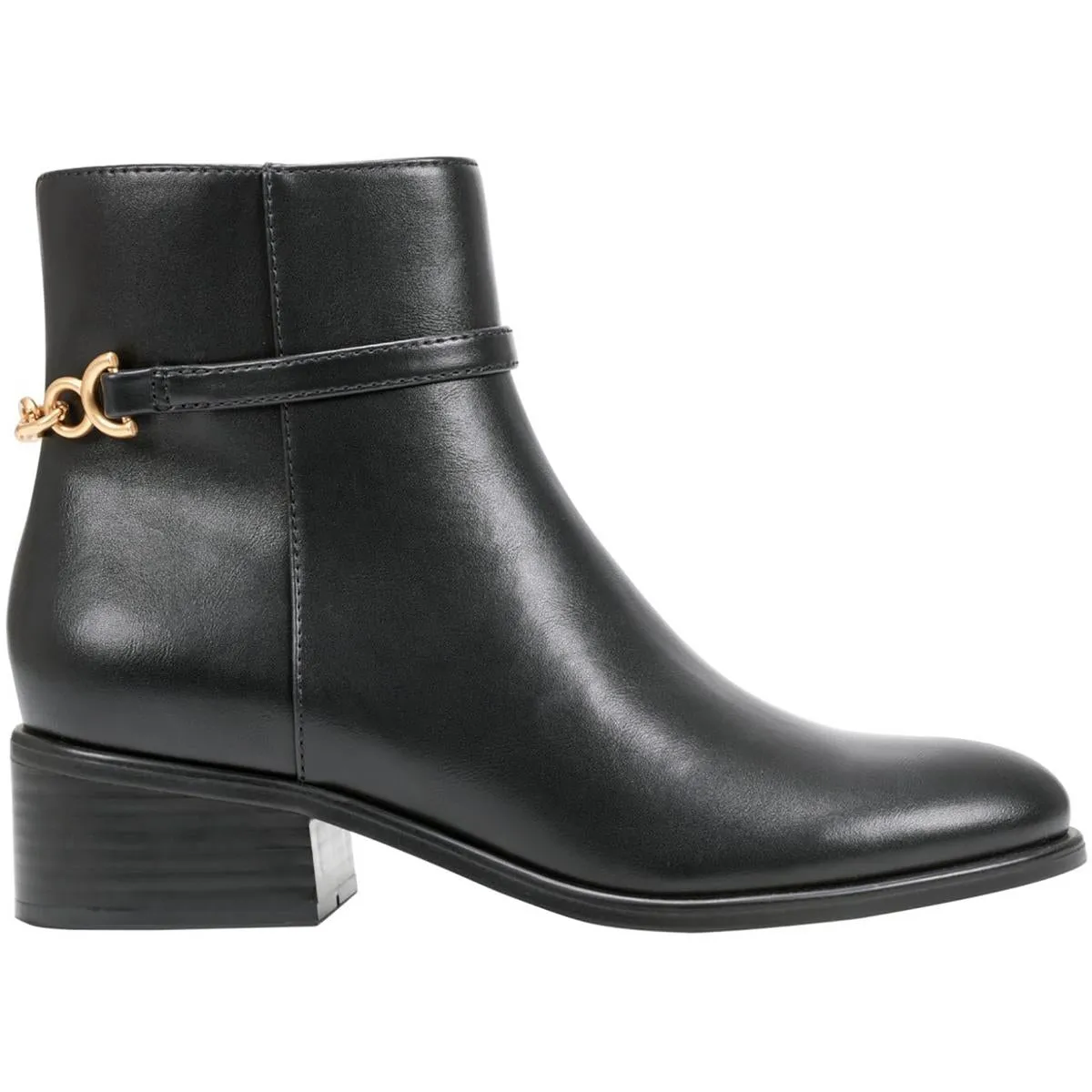 Despina 3 Womens Zipper Faux Leather Booties
