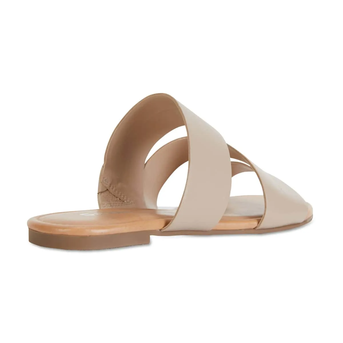 Detour Slide in Nude Leather