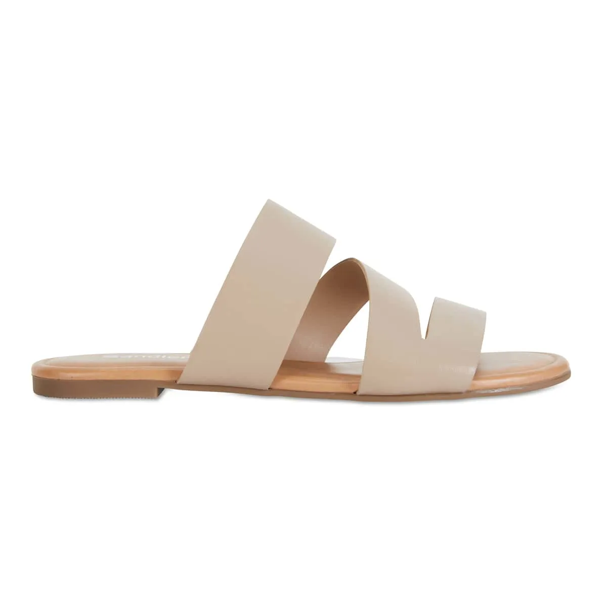 Detour Slide in Nude Leather