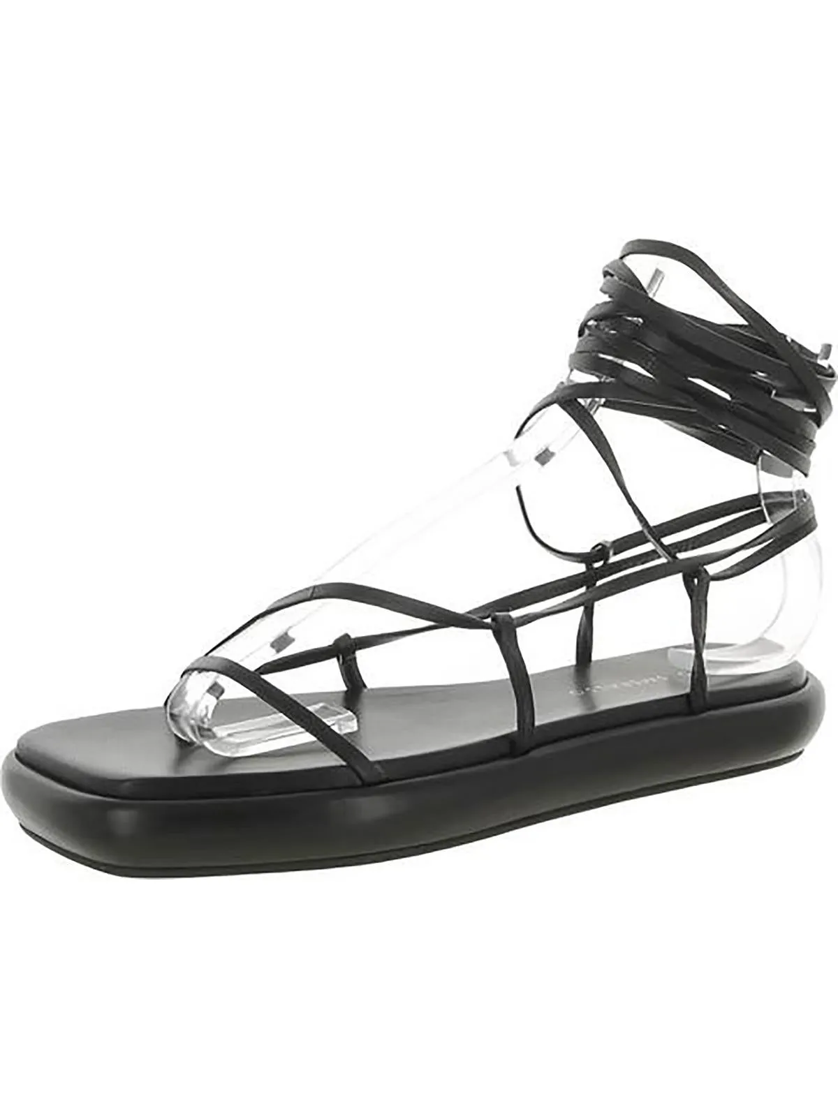 DINE02 Womens Faux Leather Lifestyle Lace-Up