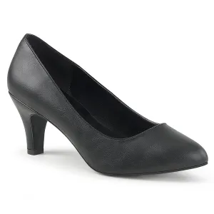 DIVINE-420 Black Faux Leather