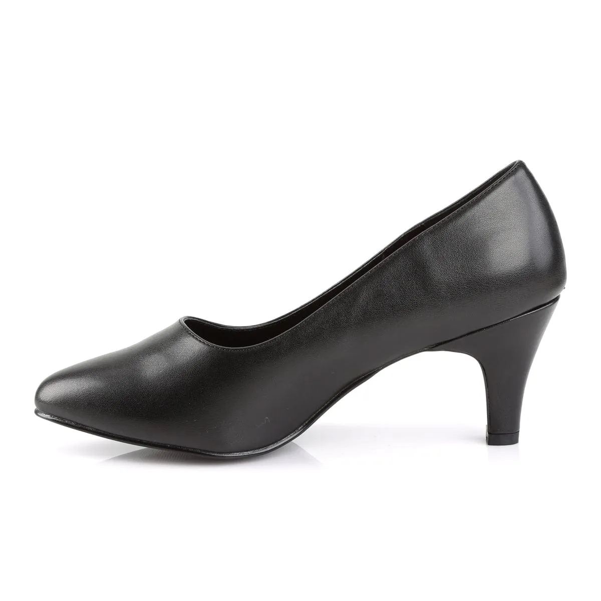 DIVINE-420 Black Faux Leather