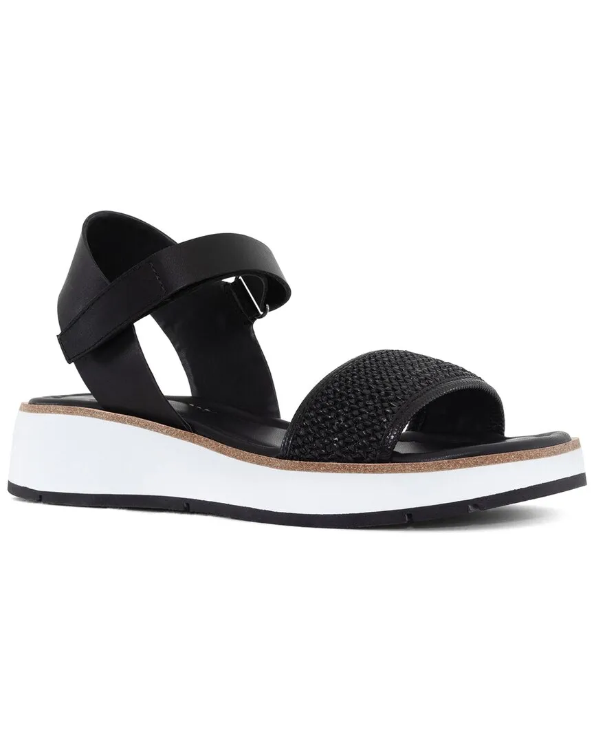 Donald Pliner Kinsley Leather-Trim Sandal