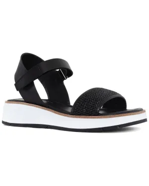 Donald Pliner Kinsley Leather-Trim Sandal