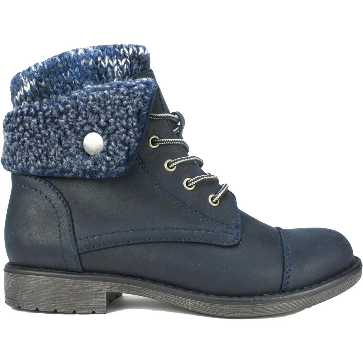 Duena  Womens Faux Fur Outdoors Booties
