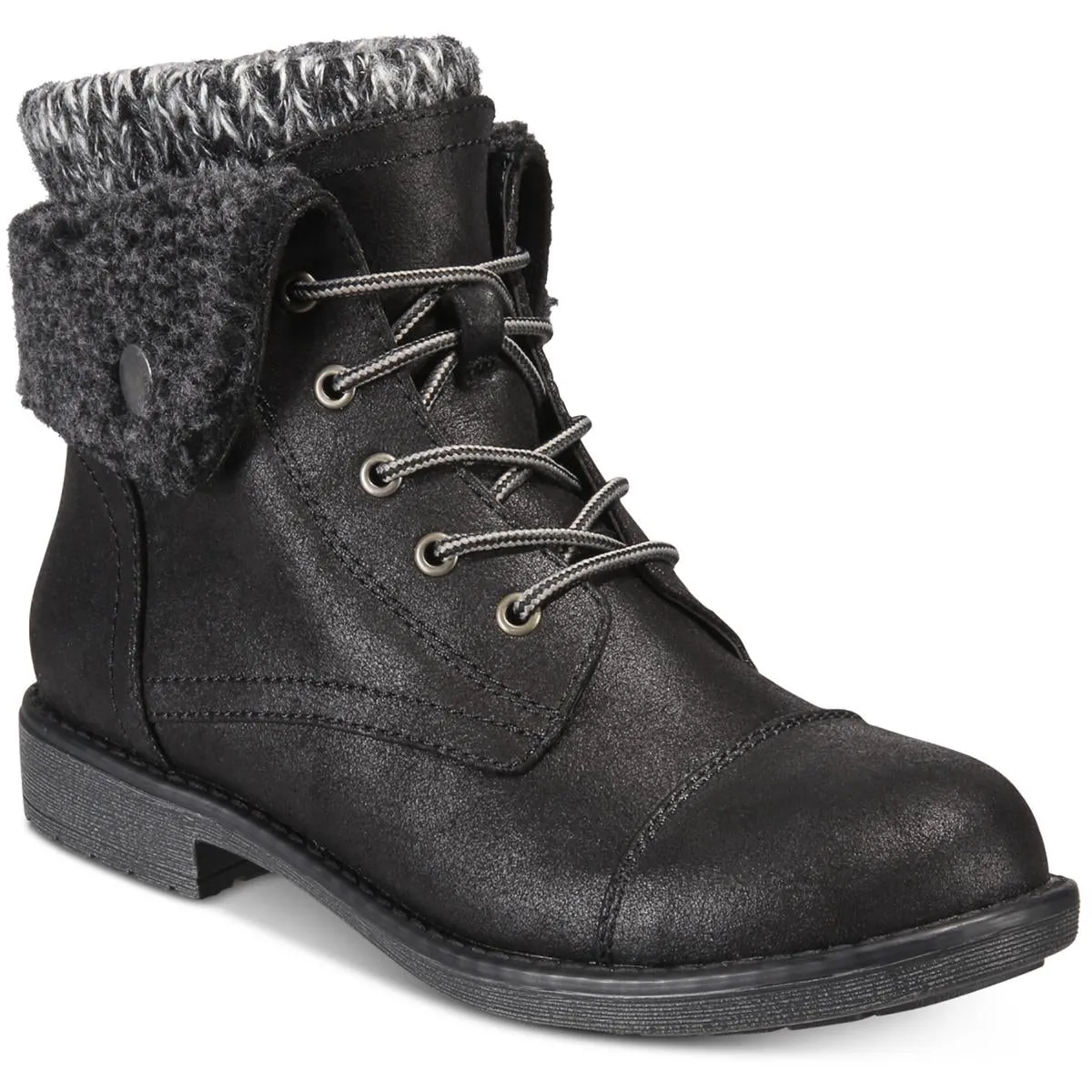 Duena  Womens Faux Fur Outdoors Booties