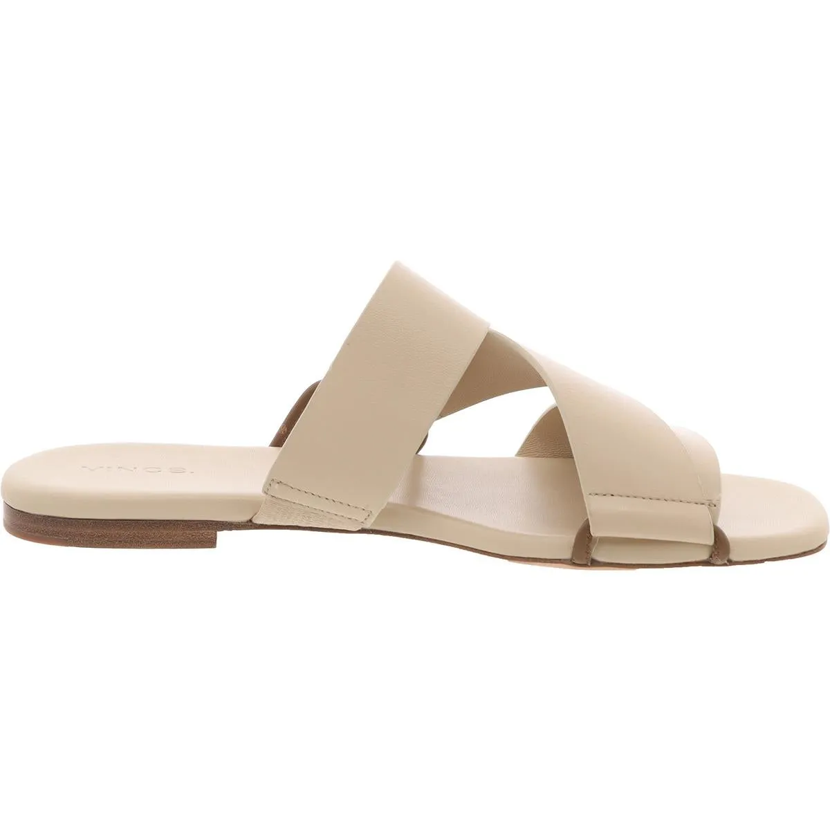 Dylan Womens Patent Strappy Slide Sandals