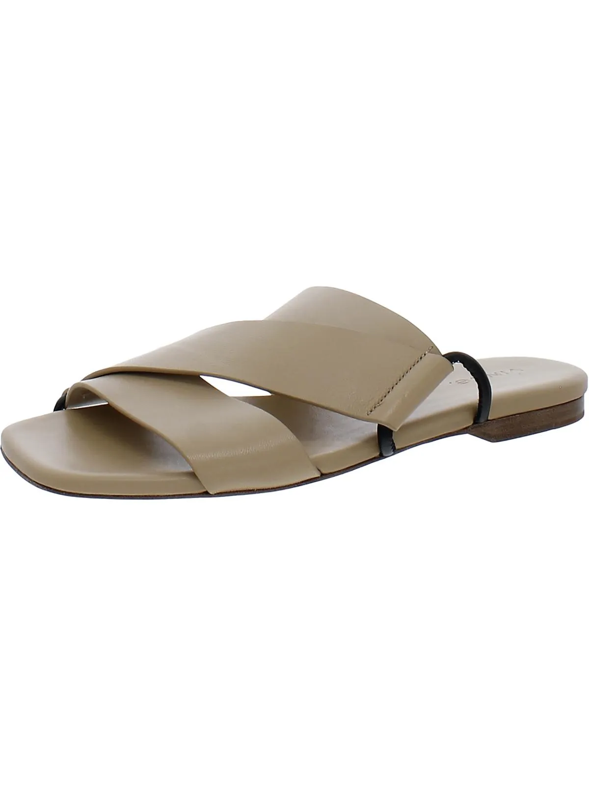 Dylan Womens Patent Strappy Slide Sandals