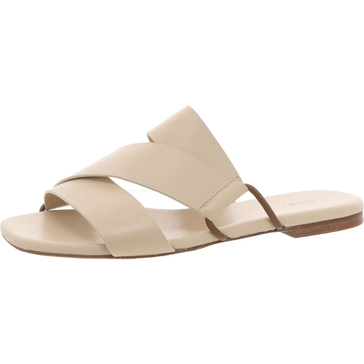 Dylan Womens Patent Strappy Slide Sandals