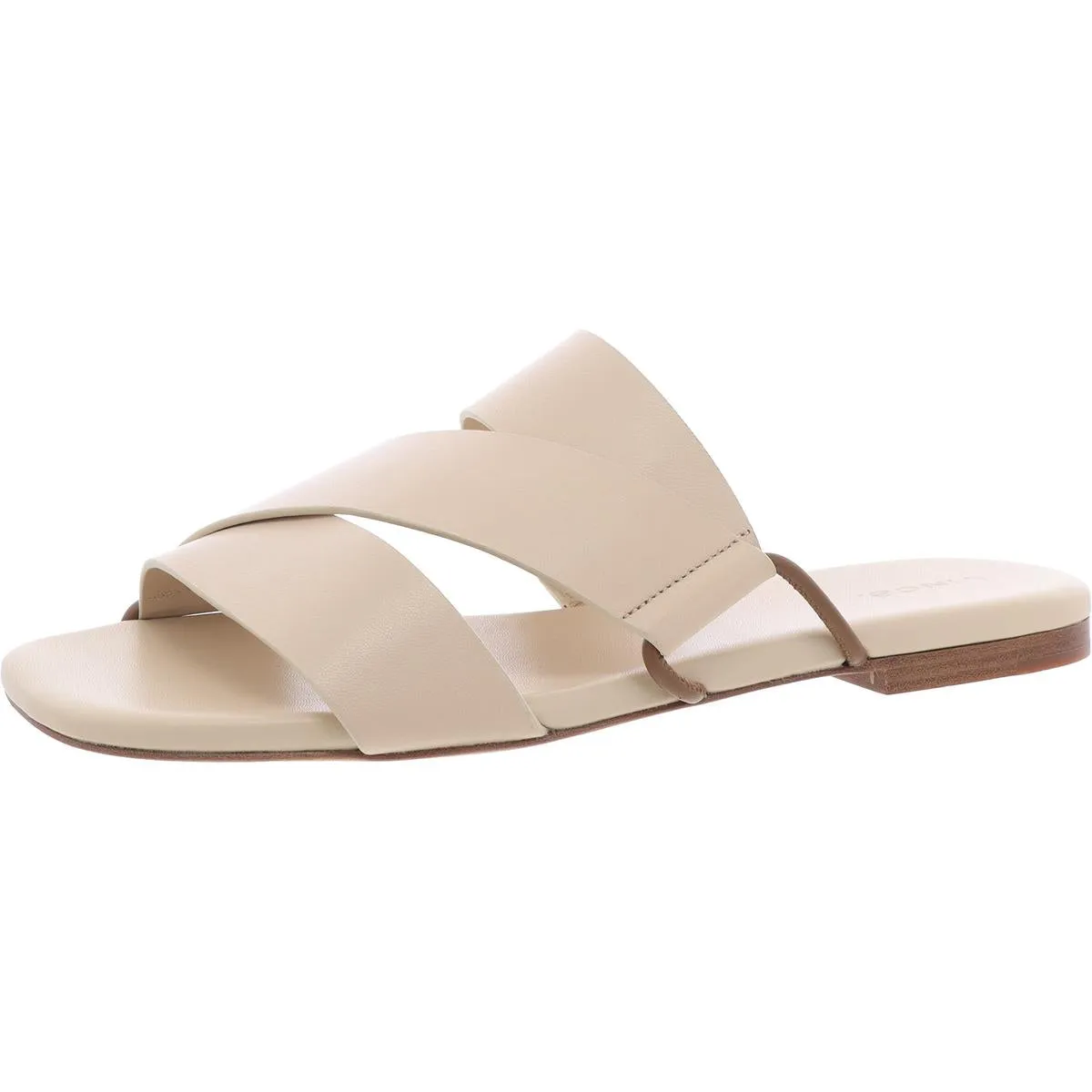 Dylan Womens Patent Strappy Slide Sandals