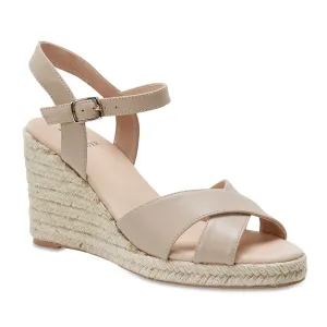 Dynasty Heel in Nude Leather