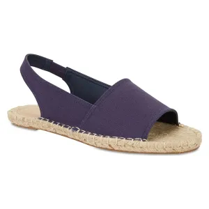 Elvira Espadrille in Navy Canvas