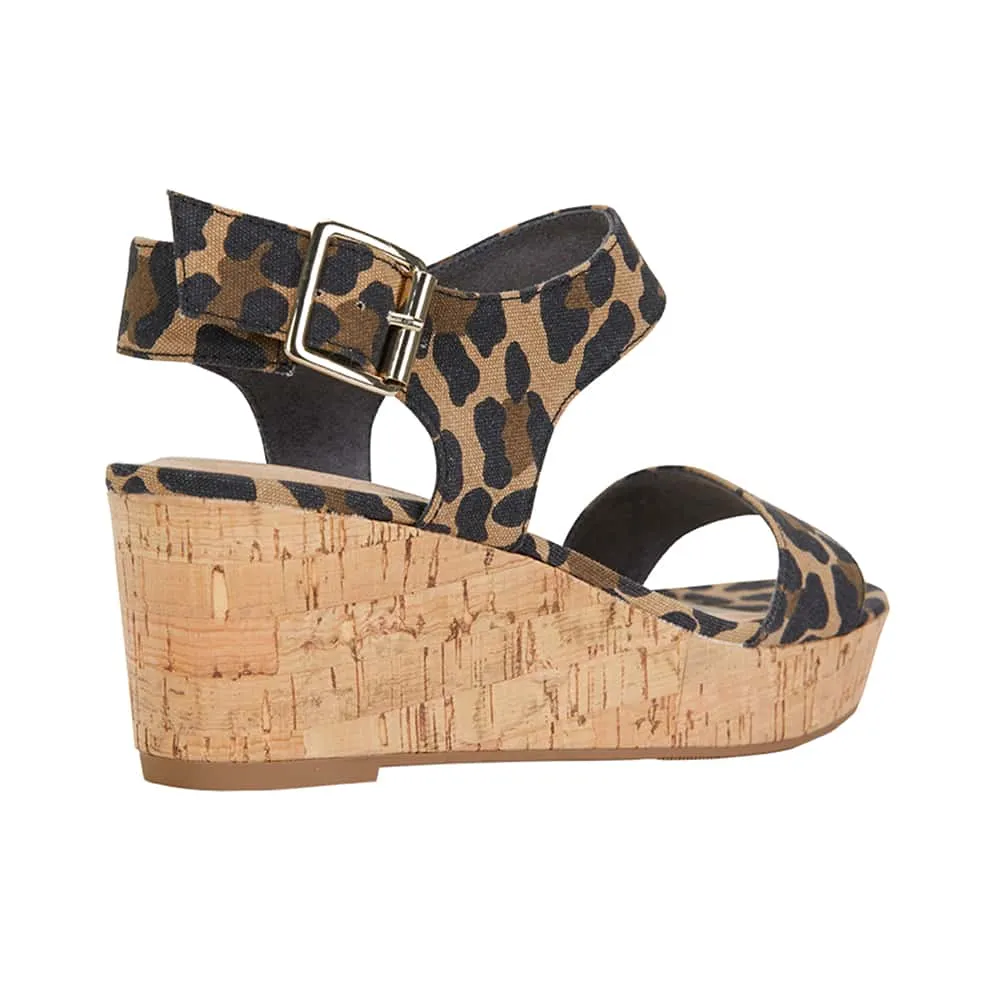 Ember Heel in Animal Fabric