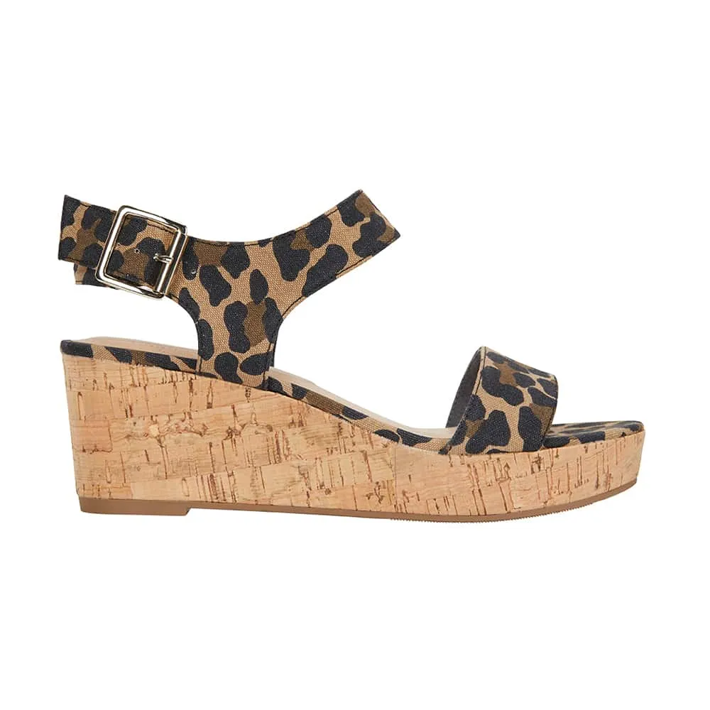 Ember Heel in Animal Fabric