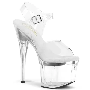 ESTEEM-708 Clear/Silver Chrome-Clear