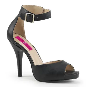 EVE-02 Black Faux Leather