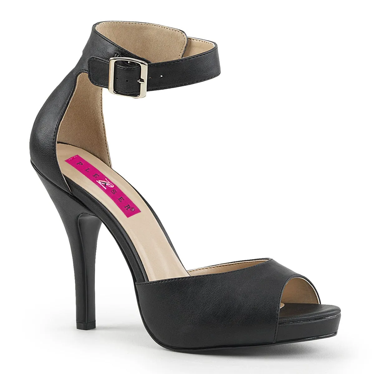 EVE-02 Black Faux Leather