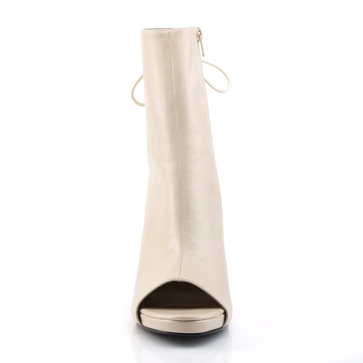 EVE-102 Cream Faux Leather