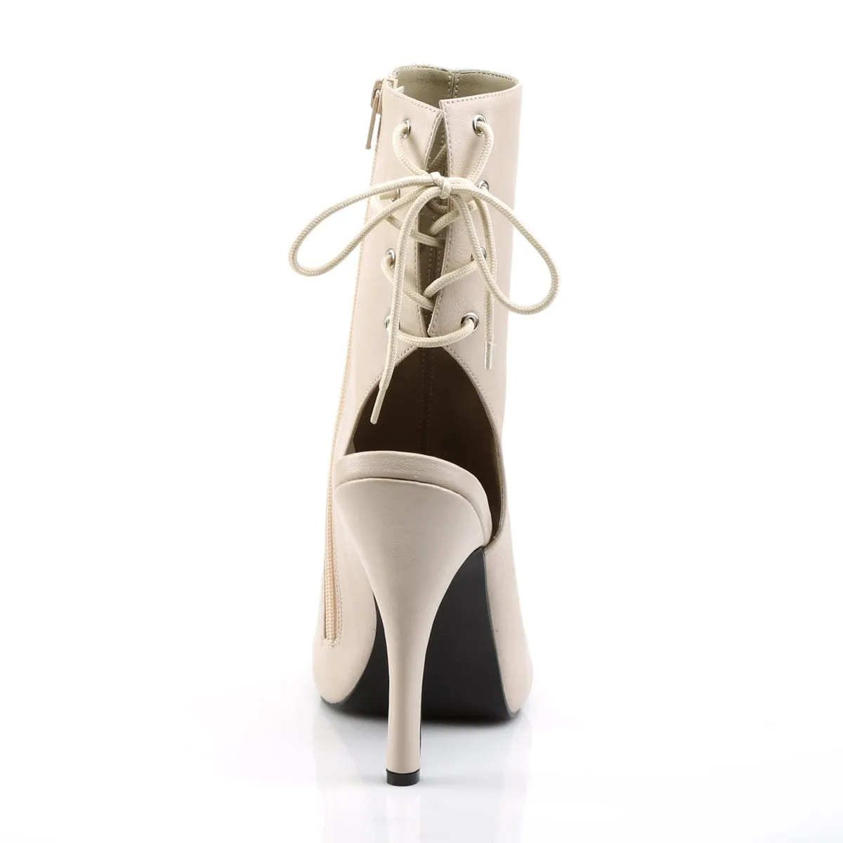 EVE-102 Cream Faux Leather