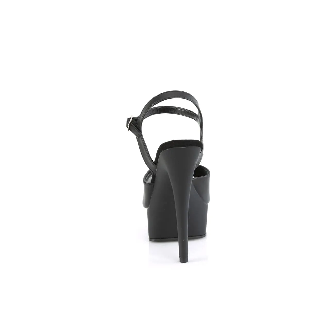EXCITE-609 Black Faux Leather/Black Matte