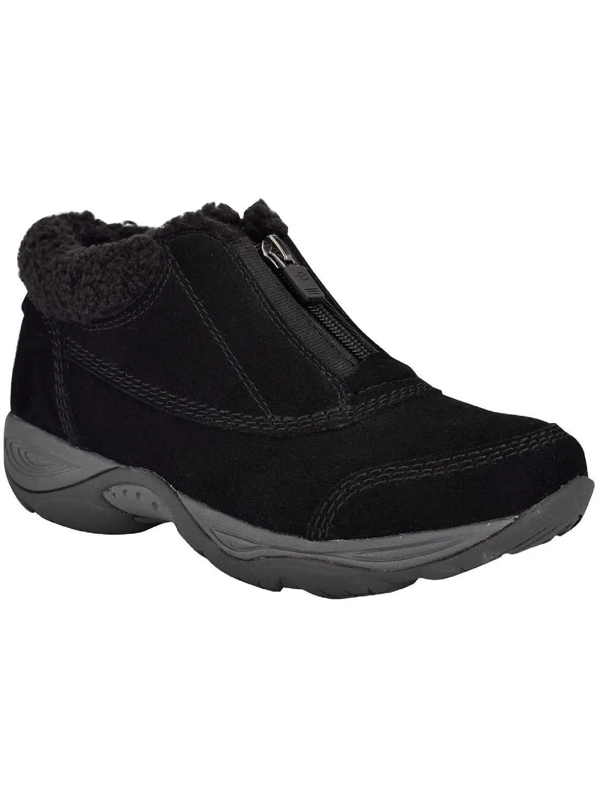 Exclaim Womens Suede Ankle Booties