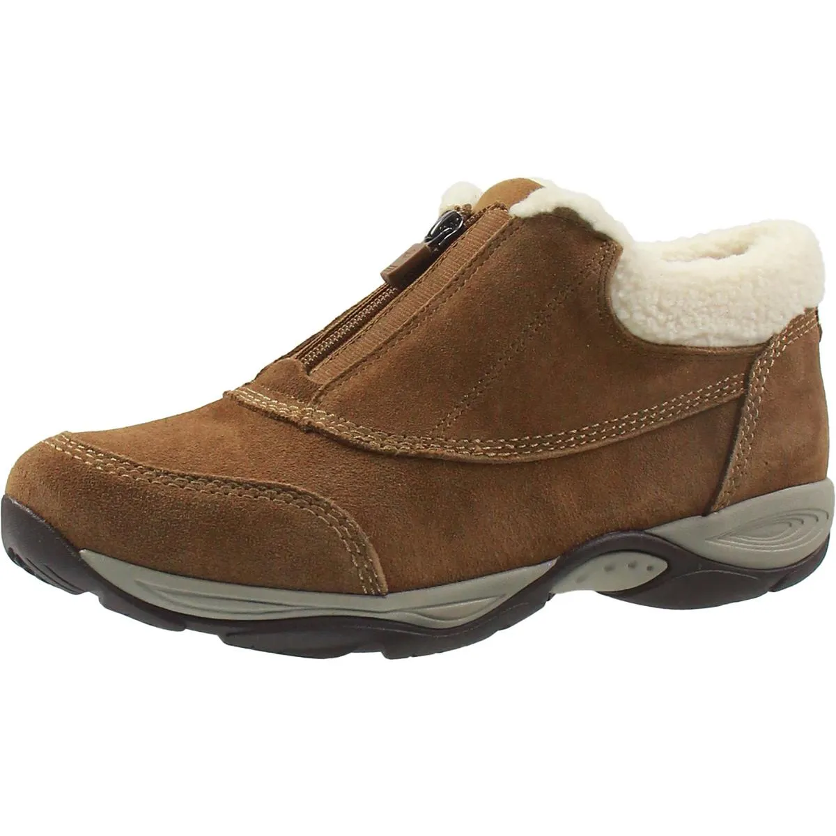 Exclaim Womens Suede Ankle Booties