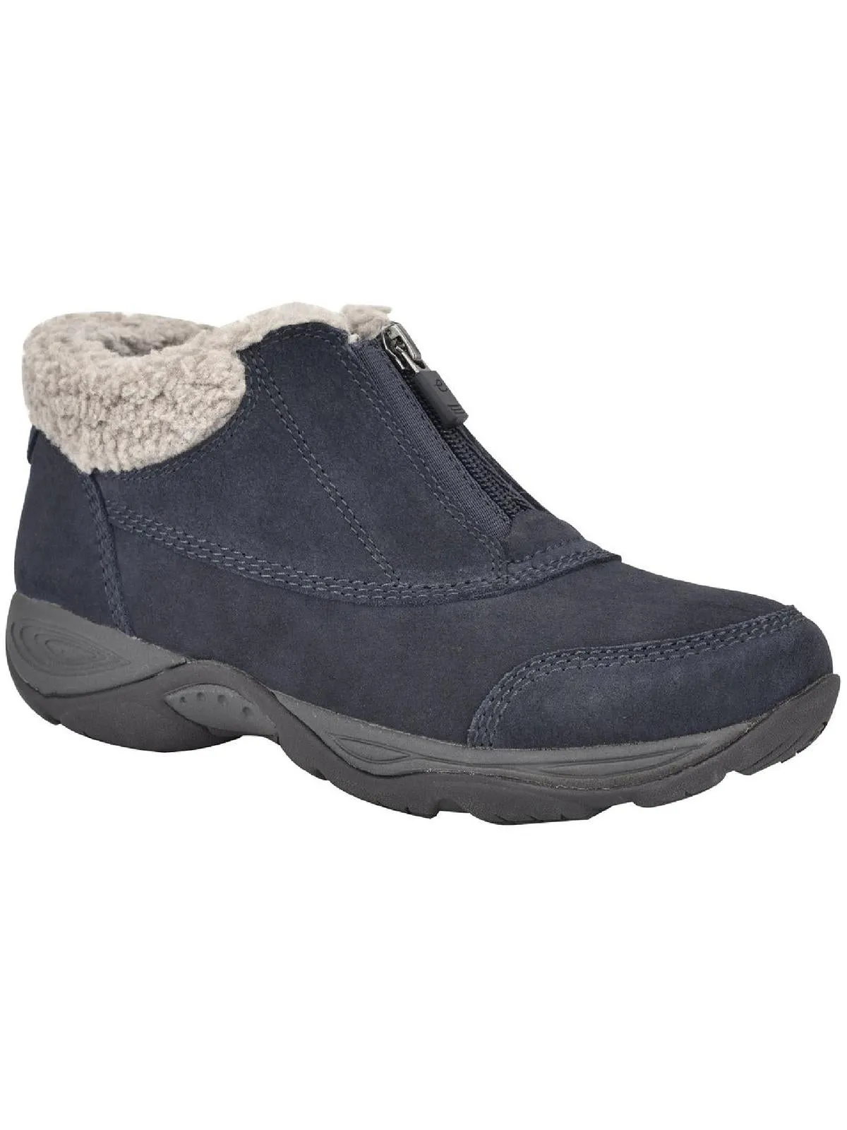 Exclaim Womens Suede Ankle Booties