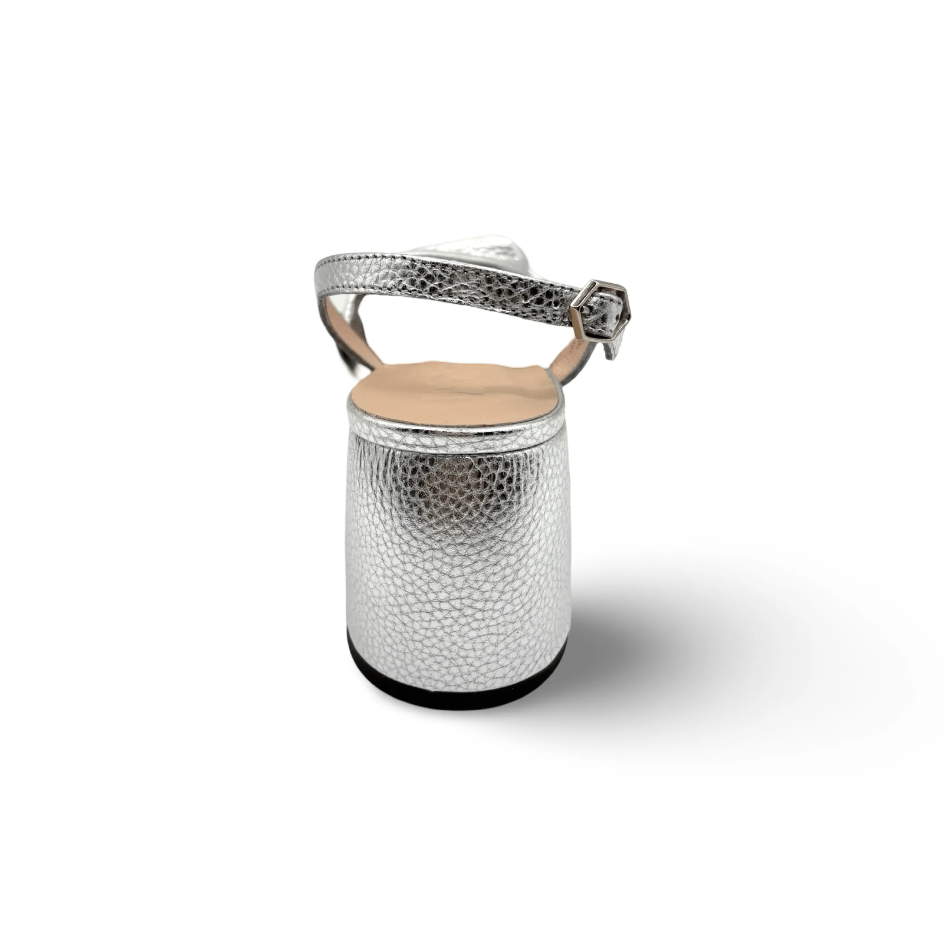 F8202 Twist Silver Metallic Sandal