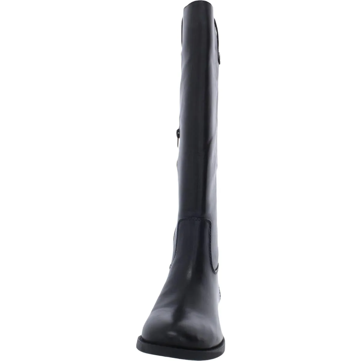 Fawne Womens Leather Wide Calf Riding Boots