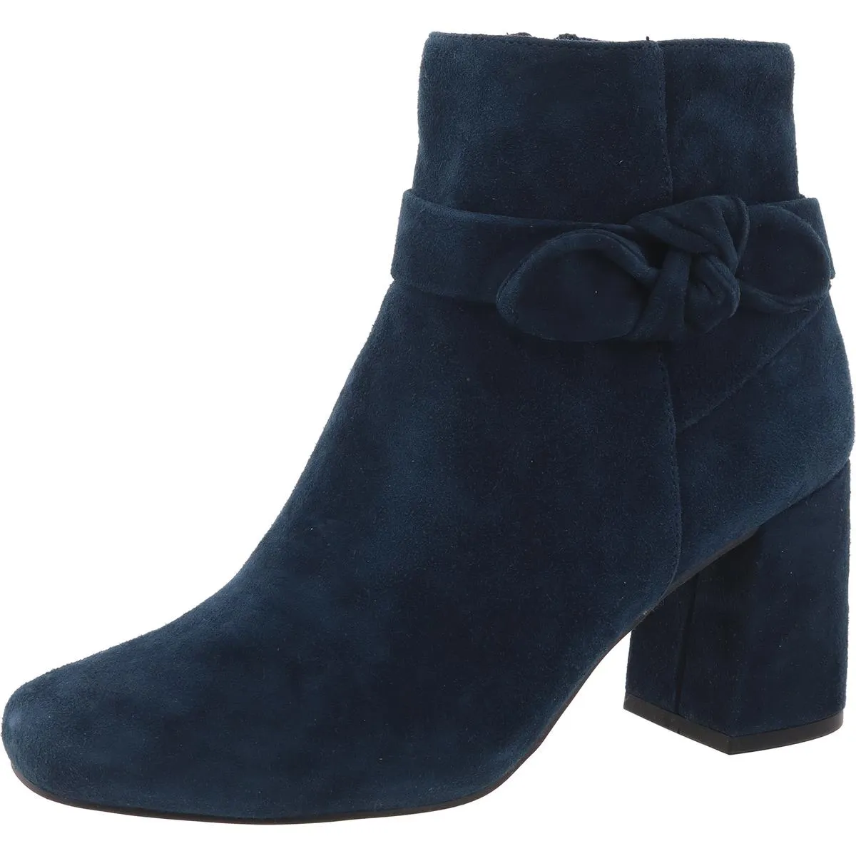 Felicity Womens Side Tie Suede Booties