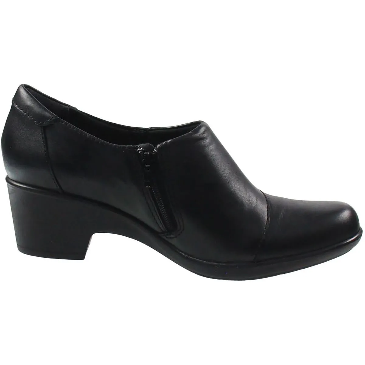 Femmes Womens Buckle Leather Shooties