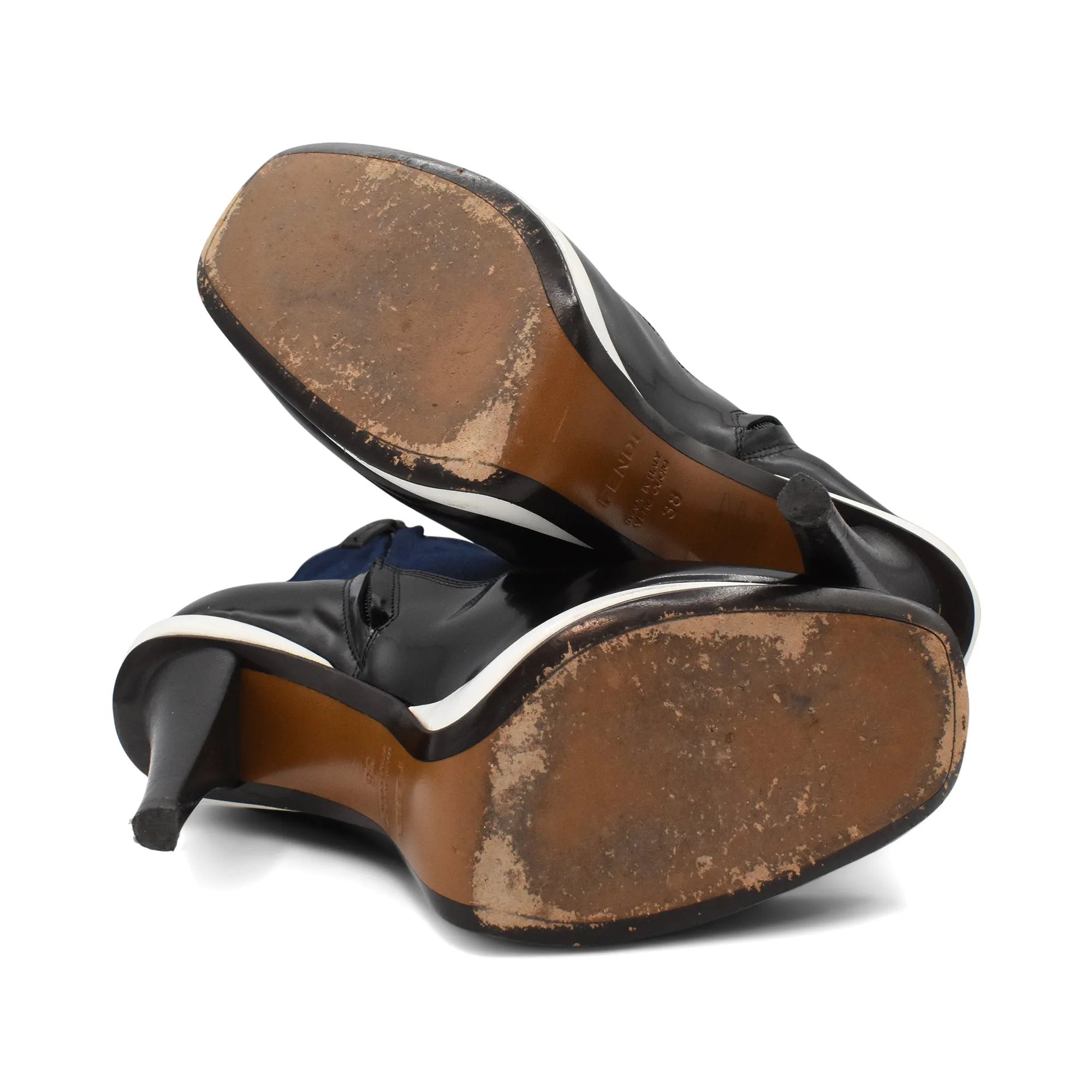 Fendi Wool Ankle Booties - Women's 38