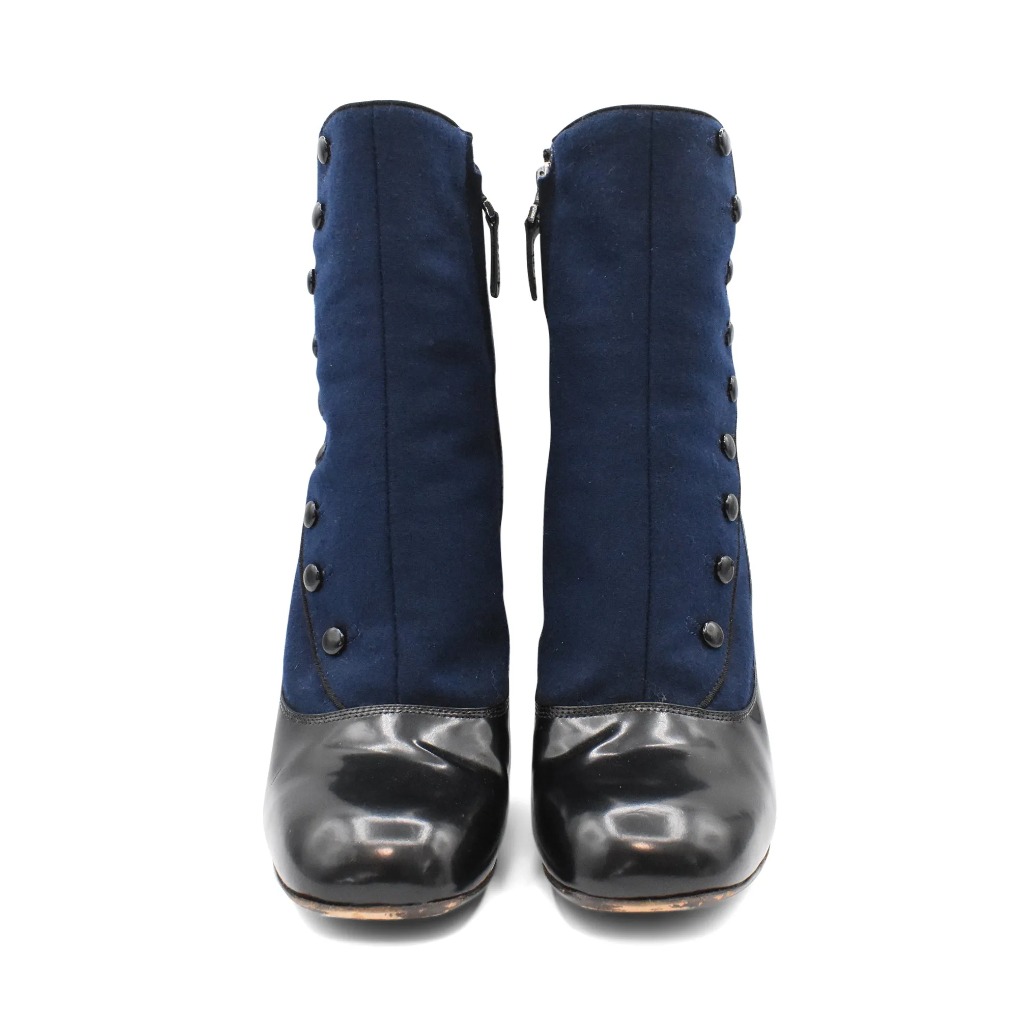Fendi Wool Ankle Booties - Women's 38