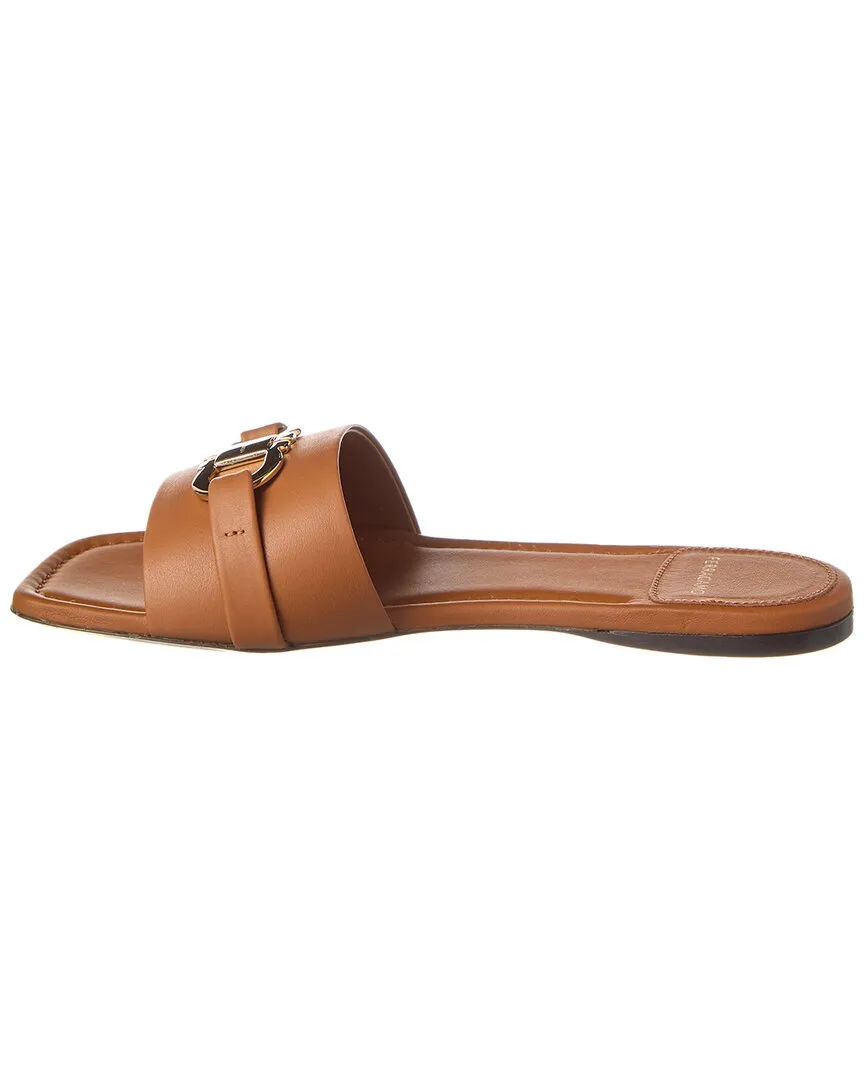 Ferragamo Leah Ornament Leather Sandal