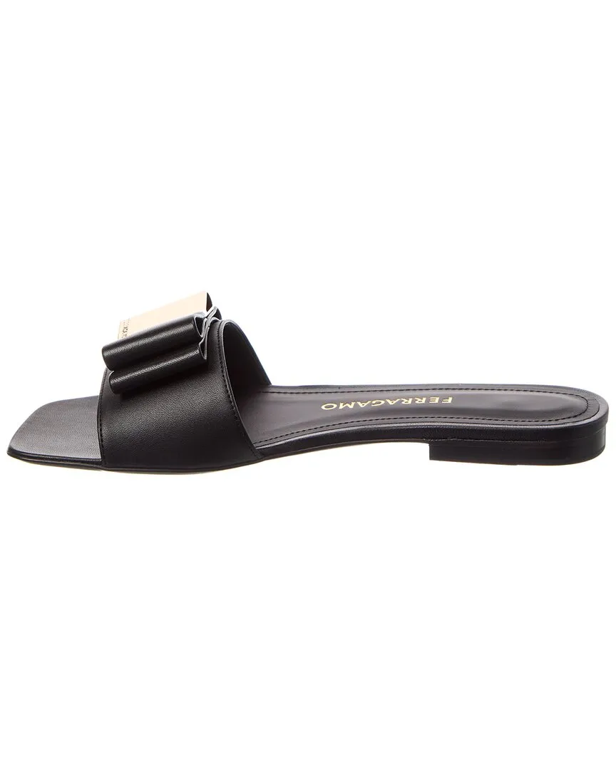 Ferragamo Lyana Leather Sandal