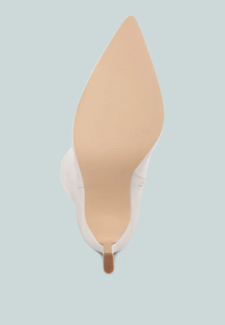 fewocious croc high heel calf boots