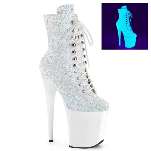 FLAMINGO-1020LG Neon White Multi Glitter/Neon White