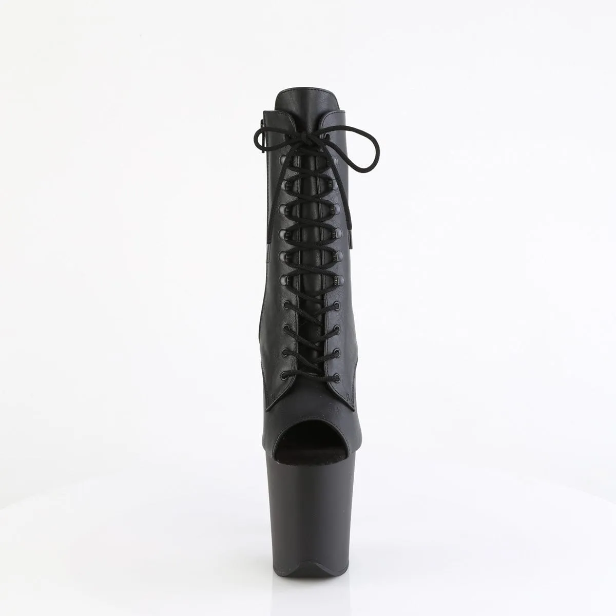 FLAMINGO-1021 Black Faux Leather/Black Matte