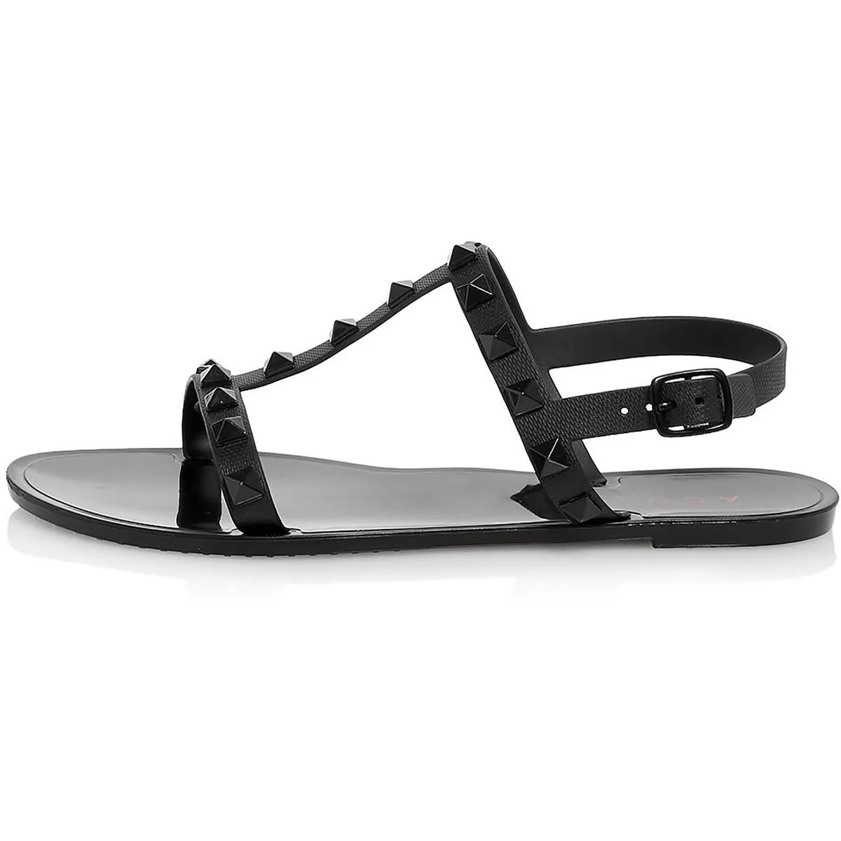 Flat Jelly Sandal II Womens Slingback Flat Jelly Sandals