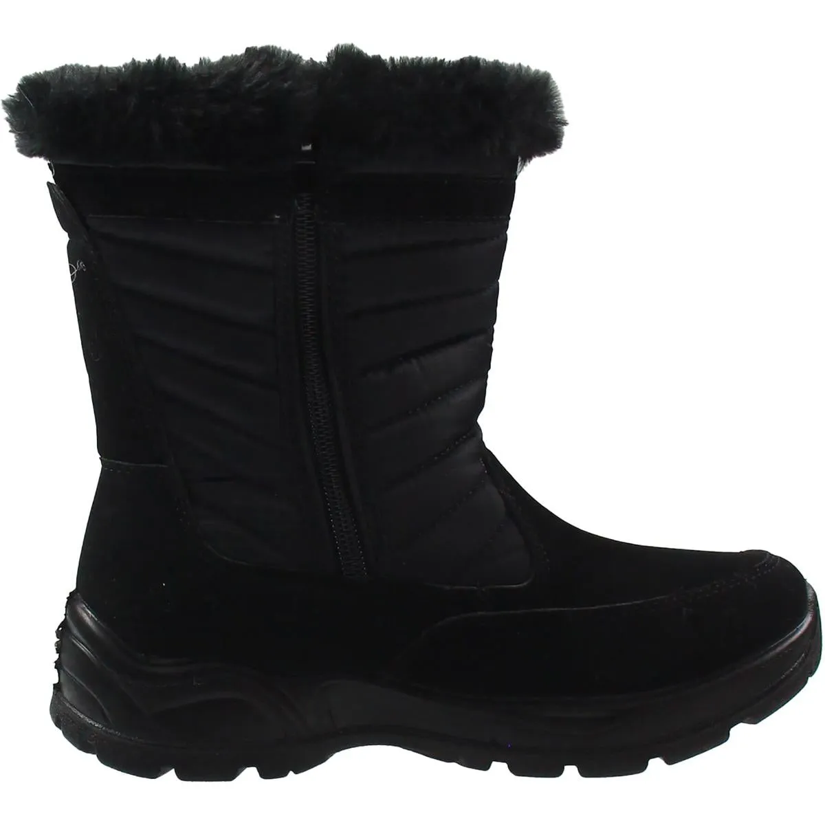 Frazer Womens Faux Fur Lined Faux Suede Winter & Snow Boots